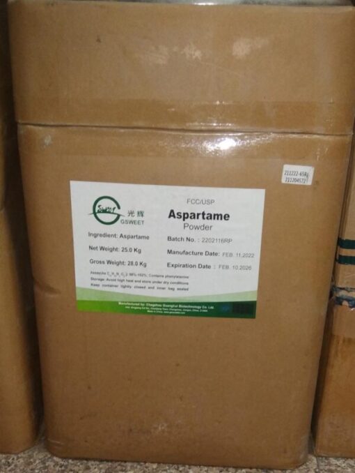 GSWEET FCC/USP Aspartame Powder, a zero-calorie marvel.