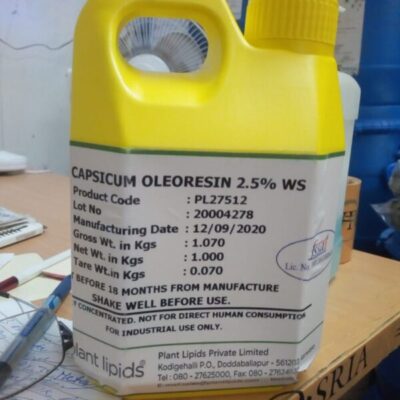 Capsicum Oleoresin 2.5% WS is a potent.
