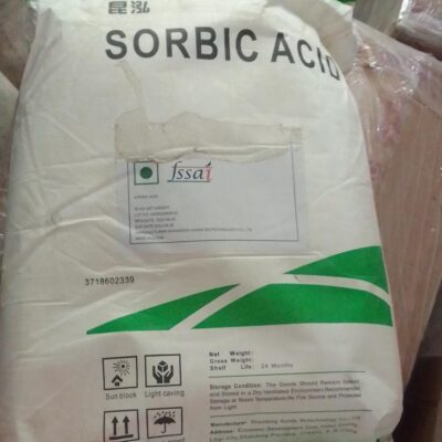 Sorbic acid, derived from sorbitol, is a powerful natural preservative widely utilized in the food industry.