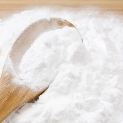 Sodium bicarbonate, or baking soda, is a versatile white powder .